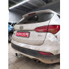 H091A GALIA Полностью оцинкованный фаркоп на Hyundai Santa Fe 2012-2018, 2018-2021, Kia Sorento 2012-2015, 2015-2020. Подрозетник убирается за бампер. Тип шара: A. Подрезка бампера. Нагрузки: 2600/120 кг, масса фаркопа 17,22 кг