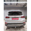 H091A GALIA Полностью оцинкованный фаркоп на Hyundai Santa Fe 2012-2018, 2018-2021, Kia Sorento 2012-2015, 2015-2020. Подрозетник убирается за бампер. Тип шара: A. Подрезка бампера. Нагрузки: 2600/120 кг, масса фаркопа 17,22 кг