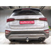 H091A GALIA Полностью оцинкованный фаркоп на Hyundai Santa Fe 2012-2018, 2018-2021, Kia Sorento 2012-2015, 2015-2020. Подрозетник убирается за бампер. Тип шара: A. Подрезка бампера. Нагрузки: 2600/120 кг, масса фаркопа 17,22 кг