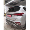 H091A GALIA Полностью оцинкованный фаркоп на Hyundai Santa Fe 2012-2018, 2018-2021, Kia Sorento 2012-2015, 2015-2020. Подрозетник убирается за бампер. Тип шара: A. Подрезка бампера. Нагрузки: 2600/120 кг, масса фаркопа 17,22 кг