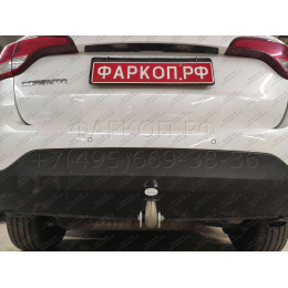 H091A GALIA Полностью оцинкованный фаркоп на Hyundai Santa Fe 2012-2018, 2018-2021, Kia Sorento 2012-2015, 2015-2020. Подрозетник убирается за бампер. Тип шара: A. Подрезка бампе