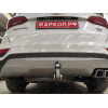 H091A GALIA Полностью оцинкованный фаркоп на Hyundai Santa Fe 2012-2018, 2018-2021, Kia Sorento 2012-2015, 2015-2020. Подрозетник убирается за бампер. Тип шара: A. Подрезка бампера. Нагрузки: 2600/120 кг, масса фаркопа 17,22 кг