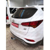 H091A GALIA Полностью оцинкованный фаркоп на Hyundai Santa Fe 2012-2018, 2018-2021, Kia Sorento 2012-2015, 2015-2020. Подрозетник убирается за бампер. Тип шара: A. Подрезка бампера. Нагрузки: 2600/120 кг, масса фаркопа 17,22 кг