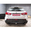 M122A GALIA Полностью оцинкованный фаркоп на Mitsubishi Eclipse Cross 2018-, Mitsubishi ASX 2010-2022 (без подрезки бампера), Citroen C4 Aircross 2012-2016, Peugeot 4008 2012-2016 (с невидимой подрезкой бампера). Тип шара: A. Нагрузки: 1600/100 кг, масса 