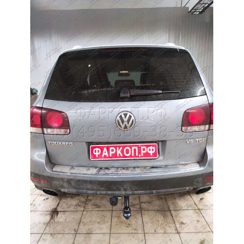 2151-A ORIS Фаркоп на Audi Q7 2007-2015, Volkswagen Touareg 2002-2010, 2010-2018, Porsche Cayenne 2002-2010, 2010-2017. Необходима подрезка бампера. Тип шара: A. Нагрузки: 3500/140 кг, масса фаркопа 22,2 кг (без электрики в комплекте)