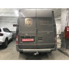 F116-F Лидер-плюс ТСУ для Ford Transit фургон, с задней подножкой 2000-2014 без снятия и выреза бампера. Тип шара: F. Нагрузки: 2000/100 кг, масса фаркопа 22,92 кг (без электрики в комплекте)