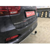 H091A GALIA Полностью оцинкованный фаркоп на Hyundai Santa Fe 2012-2018, 2018-2021, Kia Sorento 2012-2015, 2015-2020. Подрозетник убирается за бампер. Тип шара: A. Подрезка бампера. Нагрузки: 2600/120 кг, масса фаркопа 17,22 кг