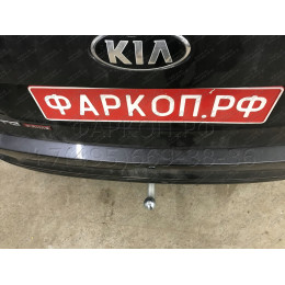 H091A GALIA Полностью оцинкованный фаркоп на Hyundai Santa Fe 2012-2018, 2018-2021, Kia Sorento 2012-2015, 2015-2020. Подрозетник убирается за бампер. Тип шара: A. Подрезка бампе
