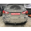 M122A GALIA Полностью оцинкованный фаркоп на Mitsubishi Eclipse Cross 2018-, Mitsubishi ASX 2010-2022 (без подрезки бампера), Citroen C4 Aircross 2012-2016, Peugeot 4008 2012-2016 (с невидимой подрезкой бампера). Тип шара: A. Нагрузки: 1600/100 кг, масса 