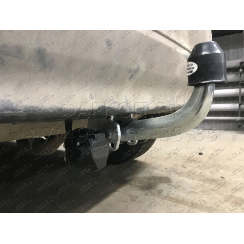 M122A GALIA Полностью оцинкованный фаркоп на Mitsubishi Eclipse Cross 2018-, Mitsubishi ASX 2010-2022 (без подрезки бампера), Citroen C4 Aircross 2012-2016, Peugeot 4008 2012-2016 (с невидимой подрезкой бампера). Тип шара: A. Нагрузки: 1600/100 кг, масса 