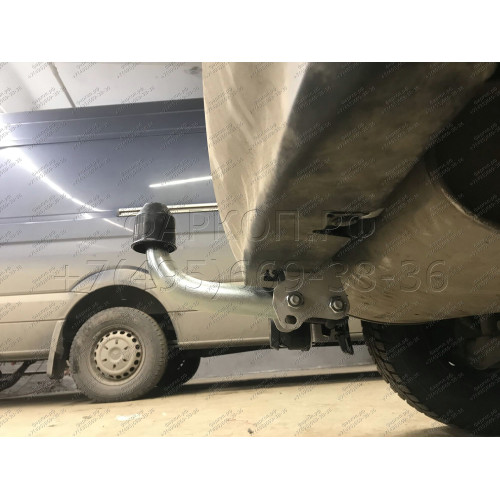 M122A GALIA Полностью оцинкованный фаркоп на Mitsubishi Eclipse Cross 2018-, Mitsubishi ASX 2010-2022 (без подрезки бампера), Citroen C4 Aircross 2012-2016, Peugeot 4008 2012-2016 (с невидимой подрезкой бампера). Тип шара: A. Нагрузки: 1600/100 кг, масса 