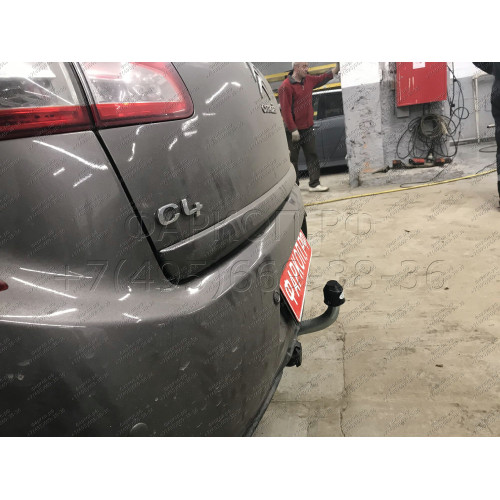 M122A GALIA Полностью оцинкованный фаркоп на Mitsubishi Eclipse Cross 2018-, Mitsubishi ASX 2010-2022 (без подрезки бампера), Citroen C4 Aircross 2012-2016, Peugeot 4008 2012-2016 (с невидимой подрезкой бампера). Тип шара: A. Нагрузки: 1600/100 кг, масса 