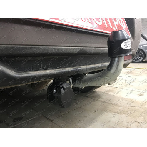 M122A GALIA Полностью оцинкованный фаркоп на Mitsubishi Eclipse Cross 2018-, Mitsubishi ASX 2010-2022 (без подрезки бампера), Citroen C4 Aircross 2012-2016, Peugeot 4008 2012-2016 (с невидимой подрезкой бампера). Тип шара: A. Нагрузки: 1600/100 кг, масса 