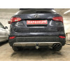H091A GALIA Полностью оцинкованный фаркоп на Hyundai Santa Fe 2012-2018, 2018-2021, Kia Sorento 2012-2015, 2015-2020. Подрозетник убирается за бампер. Тип шара: A. Подрезка бампера. Нагрузки: 2600/120 кг, масса фаркопа 17,22 кг