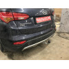 H091A GALIA Полностью оцинкованный фаркоп на Hyundai Santa Fe 2012-2018, 2018-2021, Kia Sorento 2012-2015, 2015-2020. Подрозетник убирается за бампер. Тип шара: A. Подрезка бампера. Нагрузки: 2600/120 кг, масса фаркопа 17,22 кг