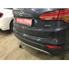 H091A GALIA Полностью оцинкованный фаркоп на Hyundai Santa Fe 2012-2018, 2018-2021, Kia Sorento 2012-2015, 2015-2020. Подрозетник убирается за бампер. Тип шара: A. Подрезка бампера. Нагрузки: 2600/120 кг, масса фаркопа 17,22 кг