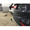 H091A GALIA Полностью оцинкованный фаркоп на Hyundai Santa Fe 2012-2018, 2018-2021, Kia Sorento 2012-2015, 2015-2020. Подрозетник убирается за бампер. Тип шара: A. Подрезка бампера. Нагрузки: 2600/120 кг, масса фаркопа 17,22 кг