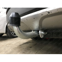 H091A GALIA Полностью оцинкованный фаркоп на Hyundai Santa Fe 2012-2018, 2018-2021, Kia Sorento 2012-2015, 2015-2020. Подрозетник убирается за бампер. Тип шара: A. Подрезка бампе