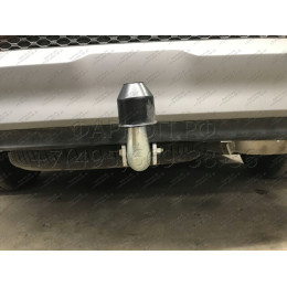 H091A GALIA Полностью оцинкованный фаркоп на Hyundai Santa Fe 2012-2018, 2018-2021, Kia Sorento 2012-2015, 2015-2020. Подрозетник убирается за бампер. Тип шара: A. Подрезка бампе