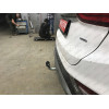 H091A GALIA Полностью оцинкованный фаркоп на Hyundai Santa Fe 2012-2018, 2018-2021, Kia Sorento 2012-2015, 2015-2020. Подрозетник убирается за бампер. Тип шара: A. Подрезка бампера. Нагрузки: 2600/120 кг, масса фаркопа 17,22 кг