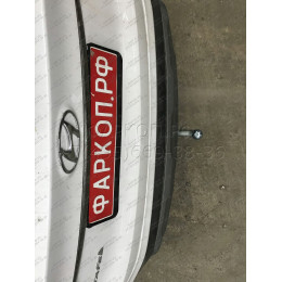 H091A GALIA Полностью оцинкованный фаркоп на Hyundai Santa Fe 2012-2018, 2018-2021, Kia Sorento 2012-2015, 2015-2020. Подрозетник убирается за бампер. Тип шара: A. Подрезка бампе