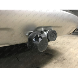 H069C GALIA Полностью оцинкованный фаркоп на Hyundai Santa Fe 2006-2012, Kia Sorento 2009-2012. Тип шара: C (горизонтальный съемный). Подрезка бампера. Нагрузки: 2500/100 кг