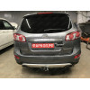 H069C GALIA Полностью оцинкованный фаркоп на Hyundai Santa Fe 2006-2012, Kia Sorento 2009-2012. Тип шара: C (горизонтальный съемный). Подрезка бампера. Нагрузки: 2500/100 кг, масса фаркопа 20,37 кг