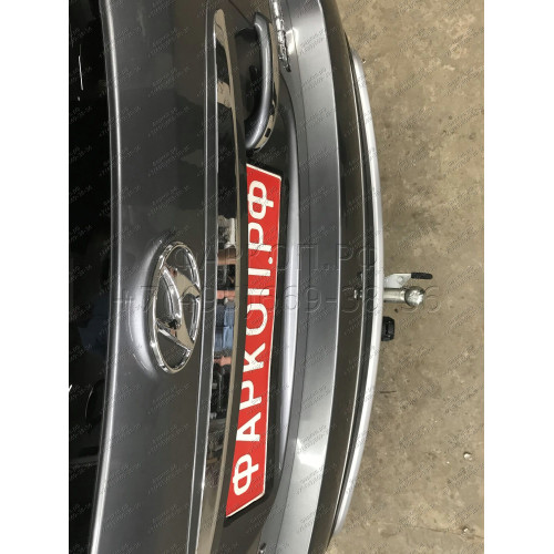 H069C GALIA Полностью оцинкованный фаркоп на Hyundai Santa Fe 2006-2012, Kia Sorento 2009-2012. Тип шара: C (горизонтальный съемный). Подрезка бампера. Нагрузки: 2500/100 кг, масса фаркопа 20,37 кг