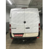 MB 06 AVTOS Фаркоп на Mercedes Sprinter одинарные колеса, без ступеньки, база 3250 мм / 4325 мм 2006-2019, 2019-. Требуется подрезка бампера. Тип шара: F. Нагрузки: 3500/140 кг, масса фаркопа 23 кг (без электрики в комплекте)