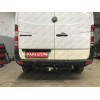 MB 06 AVTOS Фаркоп на Mercedes Sprinter одинарные колеса, без ступеньки, база 3250 мм / 4325 мм 2006-2019, 2019-. Требуется подрезка бампера. Тип шара: F. Нагрузки: 3500/140 кг, масса фаркопа 23 кг (без электрики в комплекте)