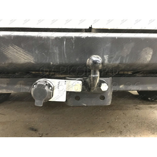 MB 06 AVTOS Фаркоп на Mercedes Sprinter одинарные колеса, без ступеньки, база 3250 мм / 4325 мм 2006-2019, 2019-. Требуется подрезка бампера. Тип шара: F. Нагрузки: 3500/140 кг, масса фаркопа 23 кг (без электрики в комплекте)
