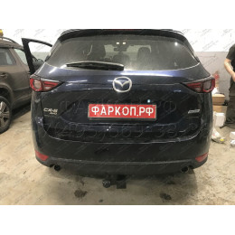 MCX-11-991122.00 PT GROUP Фаркоп на Mazda CX-5 2011-2017, 2017-2025 без подрезки бампера. Тип шара: E (легкосъемный шар под квадрат). Нагрузки: 2500/100 кг, масса фаркопа 19,2