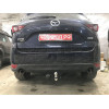 MCX-11-991122.00 PT GROUP Фаркоп на Mazda CX-5 2011-2017, 2017-2025 без подрезки бампера. Тип шара: E (легкосъемный шар под квадрат). Нагрузки: 2500/100 кг, масса фаркопа 19,2 кг (без электрики в комплекте)