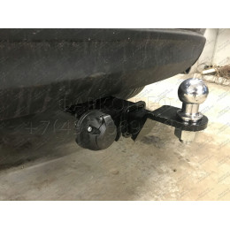 MCX-11-991122.00 PT GROUP Фаркоп на Mazda CX-5 2011-2017, 2017-2025 без подрезки бампера. Тип шара: E (легкосъемный шар под квадрат). Нагрузки: 2500/100 кг, масса фаркопа 19,2