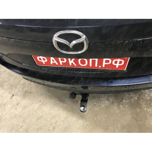 MCX-11-991122.00 PT GROUP Фаркоп на Mazda CX-5 2011-2017, 2017-2025 без подрезки бампера. Тип шара: E (легкосъемный шар под квадрат). Нагрузки: 2500/100 кг, масса фаркопа 19,2 кг (без электрики в комплекте)