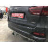 H091A GALIA Полностью оцинкованный фаркоп на Hyundai Santa Fe 2012-2018, 2018-2021, Kia Sorento 2012-2015, 2015-2020. Подрозетник убирается за бампер. Тип шара: A. Подрезка бампера. Нагрузки: 2600/120 кг, масса фаркопа 17,22 кг