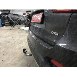 H091A GALIA Полностью оцинкованный фаркоп на Hyundai Santa Fe 2012-2018, 2018-2021, Kia Sorento 2012-2015, 2015-2020. Подрозетник убирается за бампер. Тип шара: A. Подрезка бампе