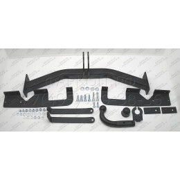 J-060 STEINHOF Фаркоп на Jeep Grand Cherokee WJ 1999-2005. Требуется подрезка бампера. Тип шара: A. Нагрузки: 3500/140 кг, масса фаркопа 23,45 кг (без электрики в комплект