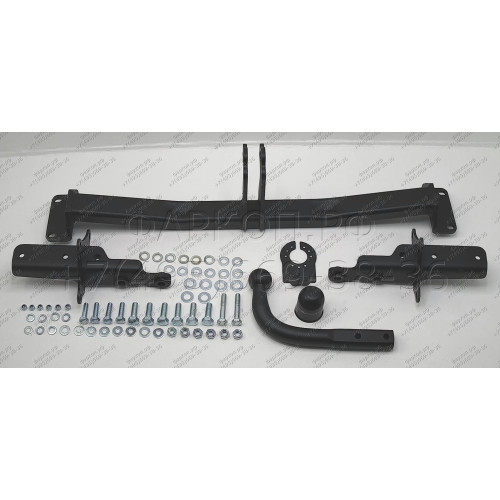 J-073 STEINHOF Фаркоп на Jeep Compass (также Hybrid) 2017-, Jeep Renegade (кроме Trailhawk) 2014-2017, 2017-, FIAT 500X 2014-2017, FIAT 500X Series 2 2017-. Требуется подрезка бампера. Тип шара: A. Нагрузки: 1900/110 кг, масса фаркопа 17,9 кг (без электри