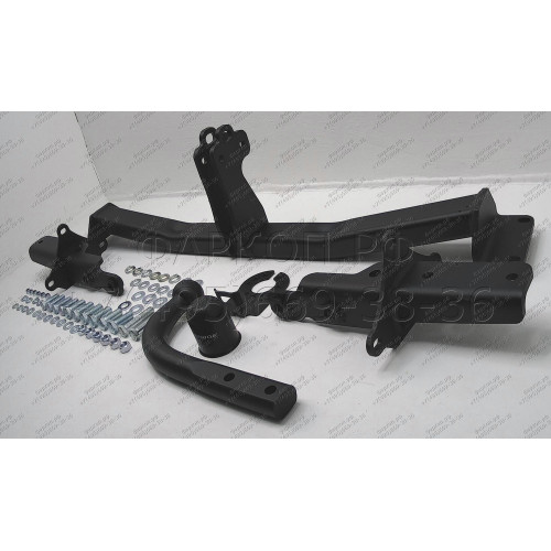 J-073 STEINHOF Фаркоп на Jeep Compass (также Hybrid) 2017-, Jeep Renegade (кроме Trailhawk) 2014-2017, 2017-, FIAT 500X 2014-2017, FIAT 500X Series 2 2017-. Требуется подрезка бампера. Тип шара: A. Нагрузки: 1900/110 кг, масса фаркопа 17,9 кг (без электри