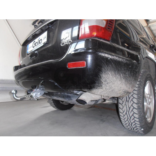 J002A GALIA Полностью оцинкованный фаркоп на Jeep Grand Cherokee WJ 1998-2004. Тип шара: A. Невидимый вырез бампера. Нагрузки: 3500/140 кг, масса фаркопа 20,62 кг