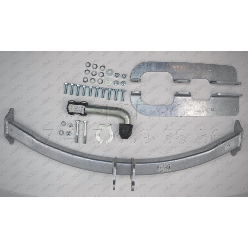 J002A GALIA Полностью оцинкованный фаркоп на Jeep Grand Cherokee WJ 1998-2004. Тип шара: A. Невидимый вырез бампера. Нагрузки: 3500/140 кг, масса фаркопа 20,62 кг