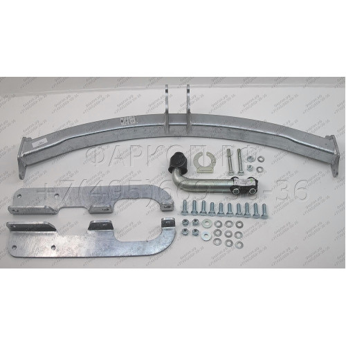 J002A GALIA Полностью оцинкованный фаркоп на Jeep Grand Cherokee WJ 1998-2004. Тип шара: A. Невидимый вырез бампера. Нагрузки: 3500/140 кг, масса фаркопа 20,62 кг
