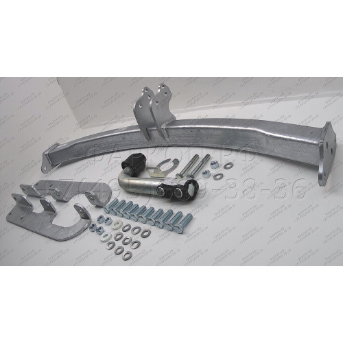 J002A GALIA Полностью оцинкованный фаркоп на Jeep Grand Cherokee WJ 1998-2004. Тип шара: A. Невидимый вырез бампера. Нагрузки: 3500/140 кг, масса фаркопа 20,62 кг