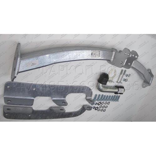 J002A GALIA Полностью оцинкованный фаркоп на Jeep Grand Cherokee WJ 1998-2004. Тип шара: A. Невидимый вырез бампера. Нагрузки: 3500/140 кг, масса фаркопа 20,62 кг