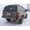 J005A GALIA Полностью оцинкованный фаркоп на Jeep Cherokee XJ 1988-2001. Тип шара: A. Установка без снятия и выреза бампера. Нагрузки: 3300/100 кг, масса фаркопа 18 кг