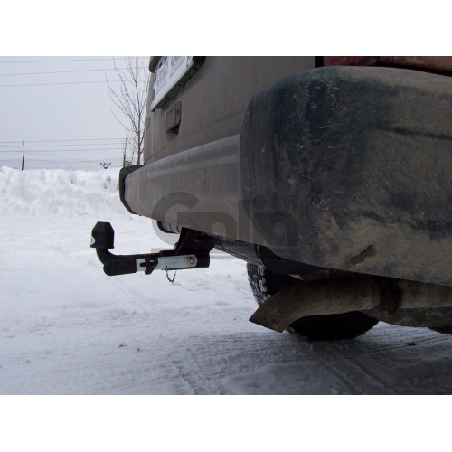 J005A GALIA Полностью оцинкованный фаркоп на Jeep Cherokee XJ 1988-2001. Тип шара: A. Установка без снятия и выреза бампера. Нагрузки: 3300/100 кг, масса фаркопа 18 кг