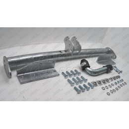 J005A GALIA Полностью оцинкованный фаркоп на Jeep Cherokee XJ 1988-2001. Тип шара: A. Установка без снятия и выреза бампера. Нагрузки: 3300/100 кг, масса фаркопа 18 