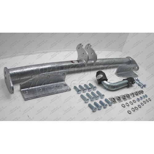 J005A GALIA Полностью оцинкованный фаркоп на Jeep Cherokee XJ 1988-2001. Тип шара: A. Установка без снятия и выреза бампера. Нагрузки: 3300/100 кг, масса фаркопа 18 кг