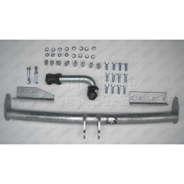 J005A GALIA Полностью оцинкованный фаркоп на Jeep Cherokee XJ 1988-2001. Тип шара: A. Установка без снятия и выреза бампера. Нагрузки: 3300/100 кг, масса фаркопа 18 